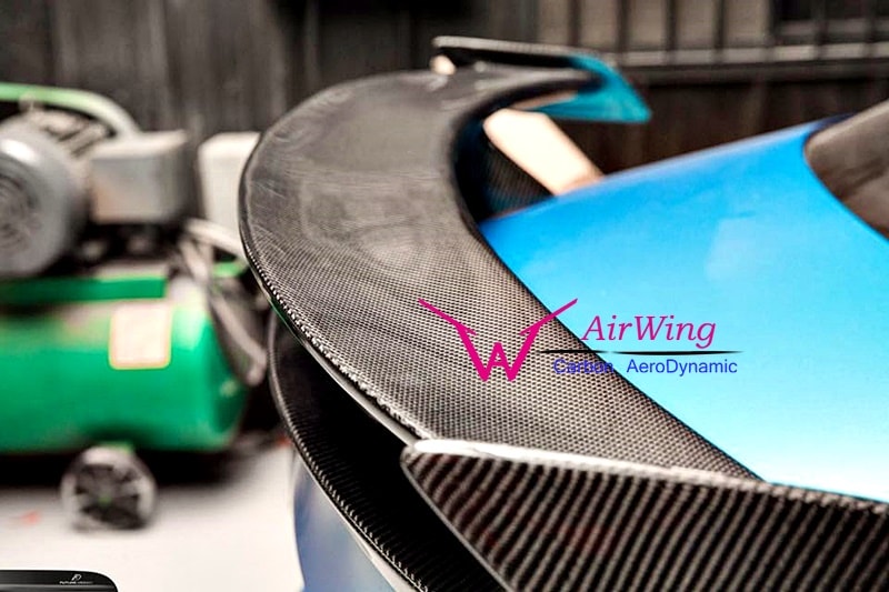 W117 CLA - Revo style Carbon Trunk Spoiler 05